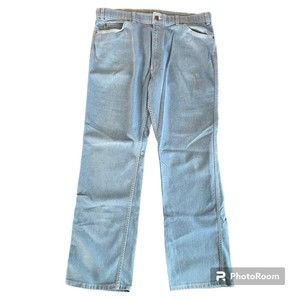 Vintage Levis For Men With A Skosh More Room 40x32 Mens Jeans USA Orange Tab